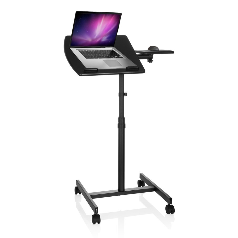 Produktabbildung Nr. 2: Table haute/support pour ordinateur portable hjh OFFICE avec roulettes VM-SL, noir