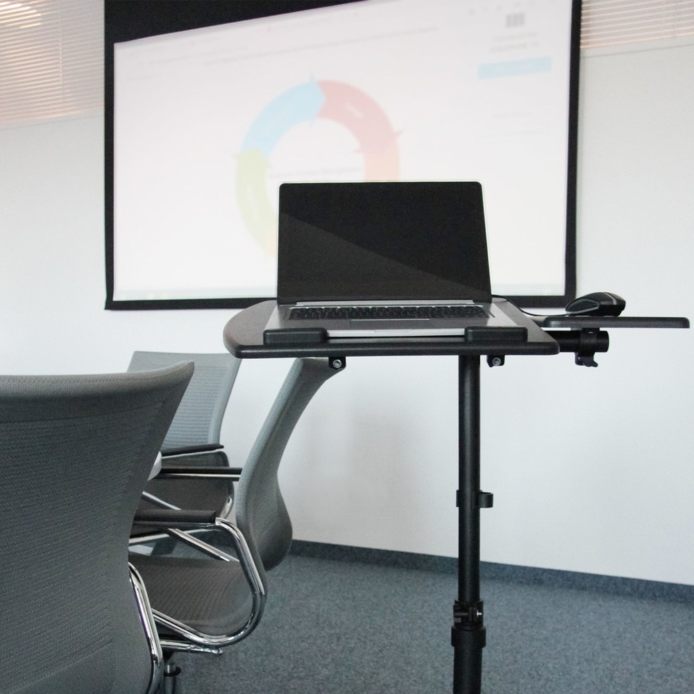 Produktabbildung Nr. 5: Table haute/support pour ordinateur portable hjh OFFICE avec roulettes VM-SL, noir