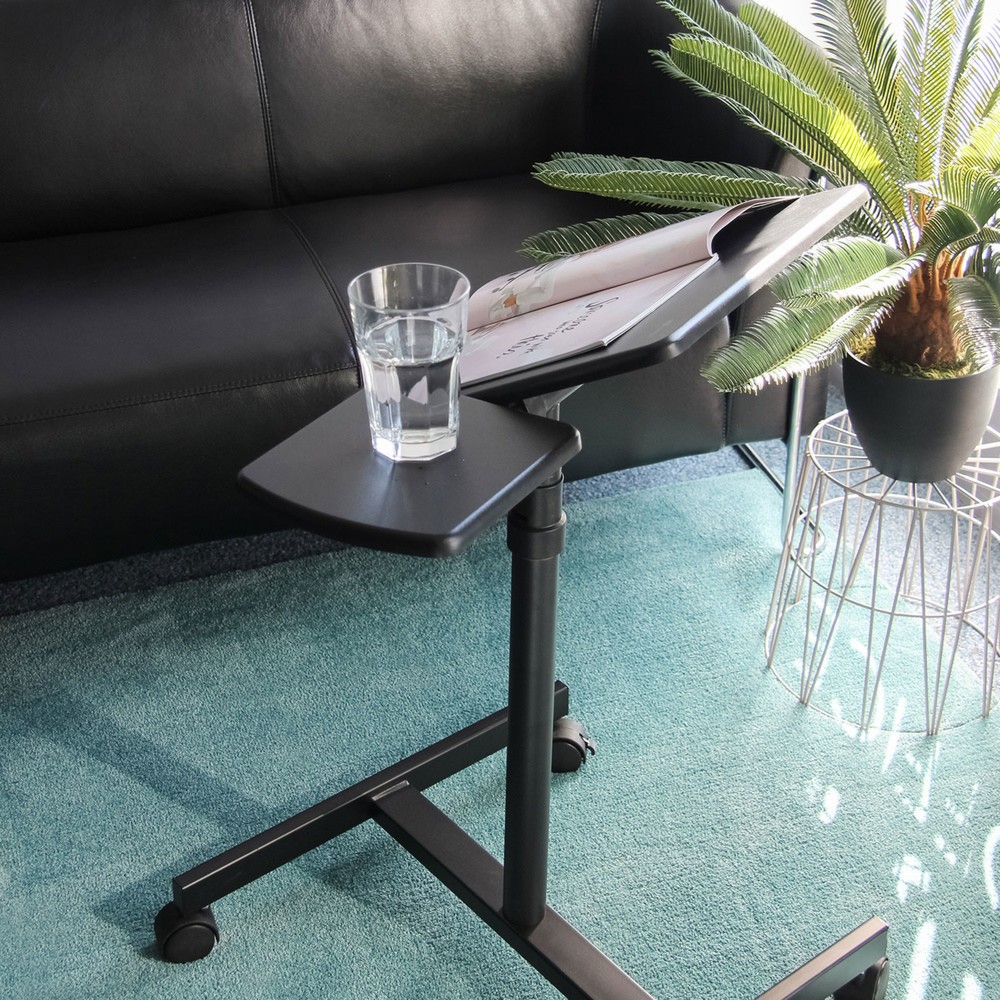 Produktabbildung Nr. 6: Table haute/support pour ordinateur portable hjh OFFICE avec roulettes VM-SL, noir