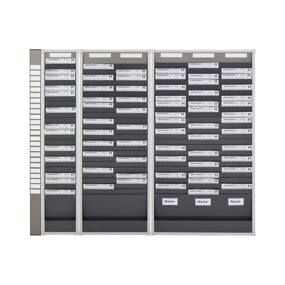 Produktabbildung Nr. 2: Tableau de tri de cartes, 1 rangée, 10 compartiments, H x l 750 x 260 mm
