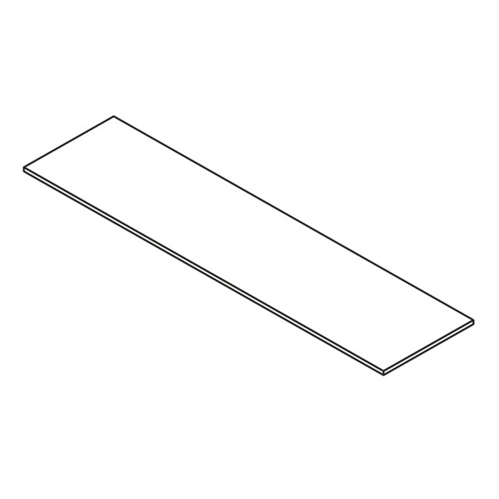 Illustration du produit: Tablette en bois, l 2 000 x P 500 mm