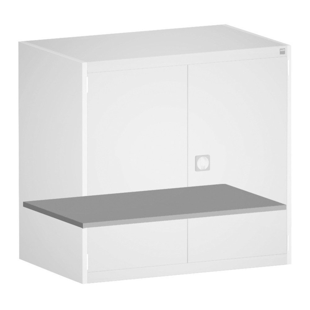 Illustration du produit: Tablette pour armoire à portes battantes système bott cubio, largeur 1050 mm