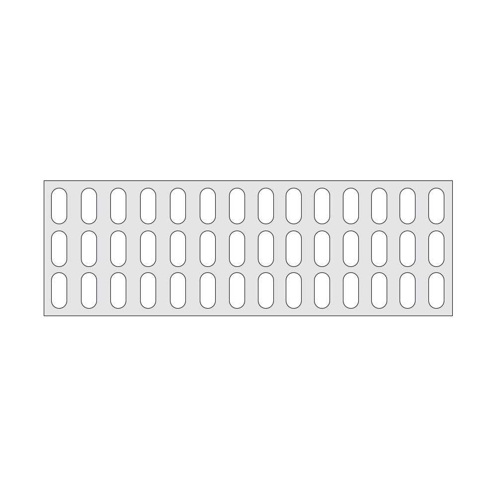 Illustration du produit: Tablette pour Plateau intermédiaire en aluminium, grille Plastique, LxP 1 450 x 480 mm