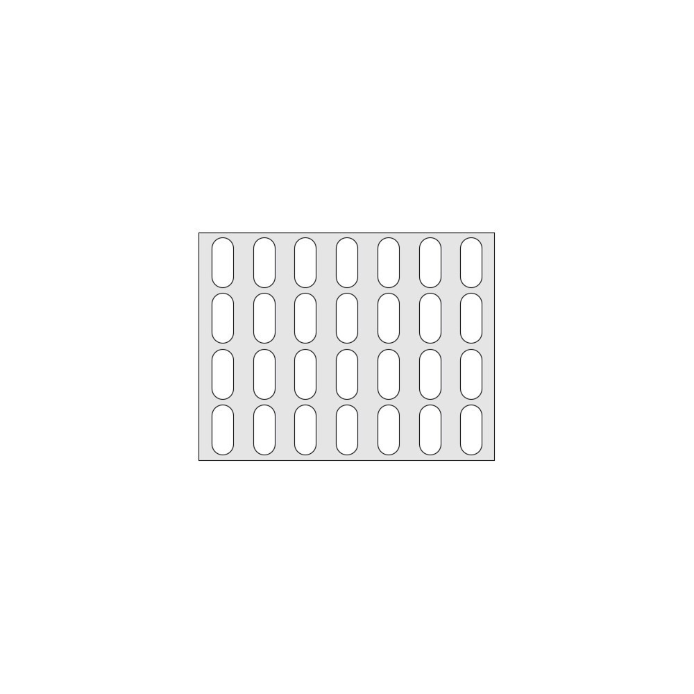 Illustration du produit: Tablette pour Plateau intermédiaire en aluminium, grille Plastique, LxP 750 x 580 mm
