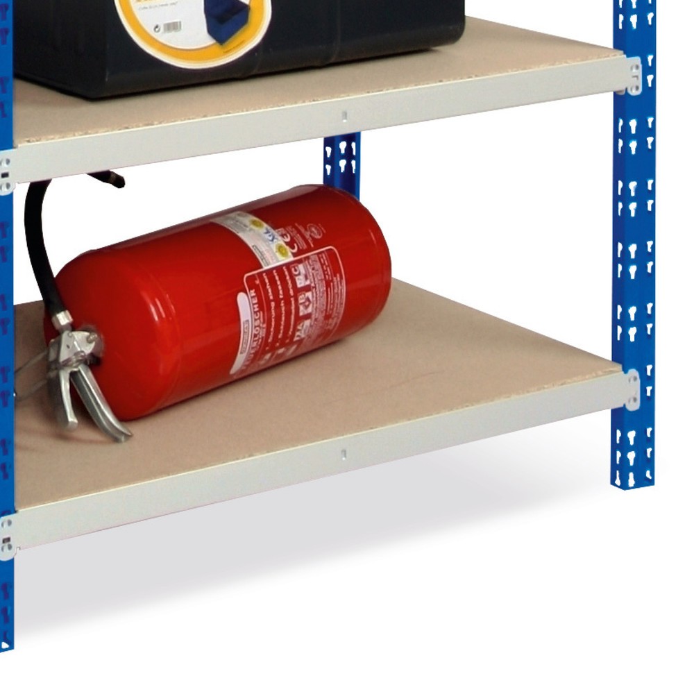 Illustration du produit: Tablette pour rayonnage à tablettes, système enfichable, capacité de charge 300 kg, l x P 1 000 x 600 mm