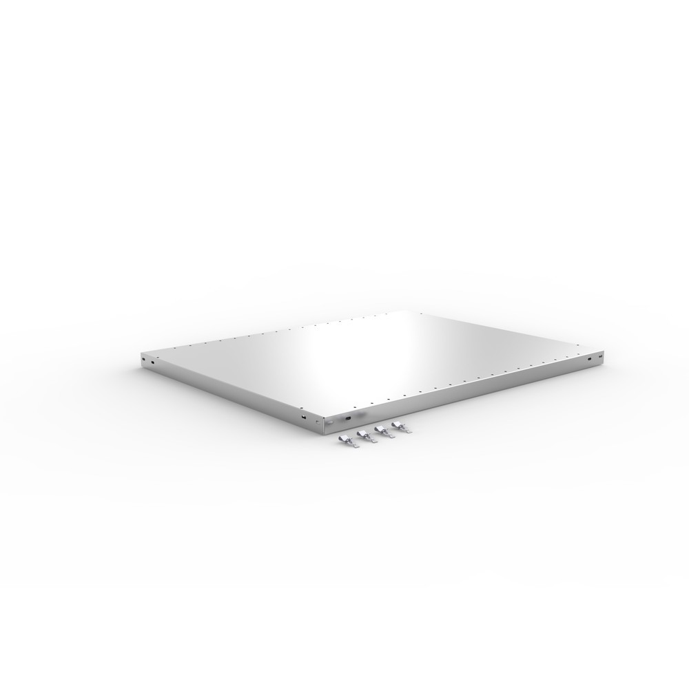 Illustration du produit: Tablette pour rayonnage à tablettes META système enfichable, charge par tablette 230 kg, galvanisée, l x P 1 000 x 800 mm