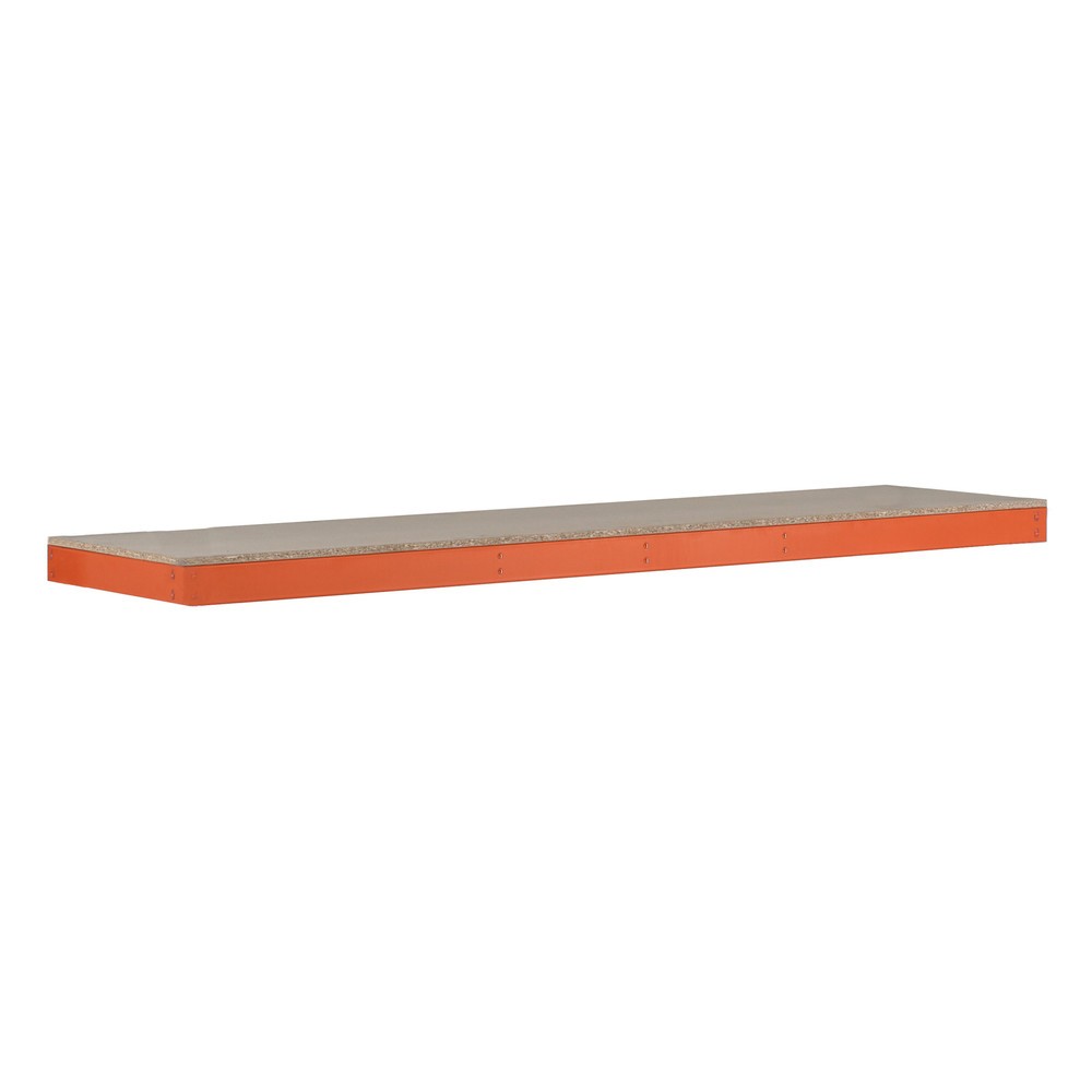 Illustration du produit: Tablette pour rayonnage grande portée SCHULTE avec panneaux agglomérés, l x P 1 536 x 469 mm, orange
