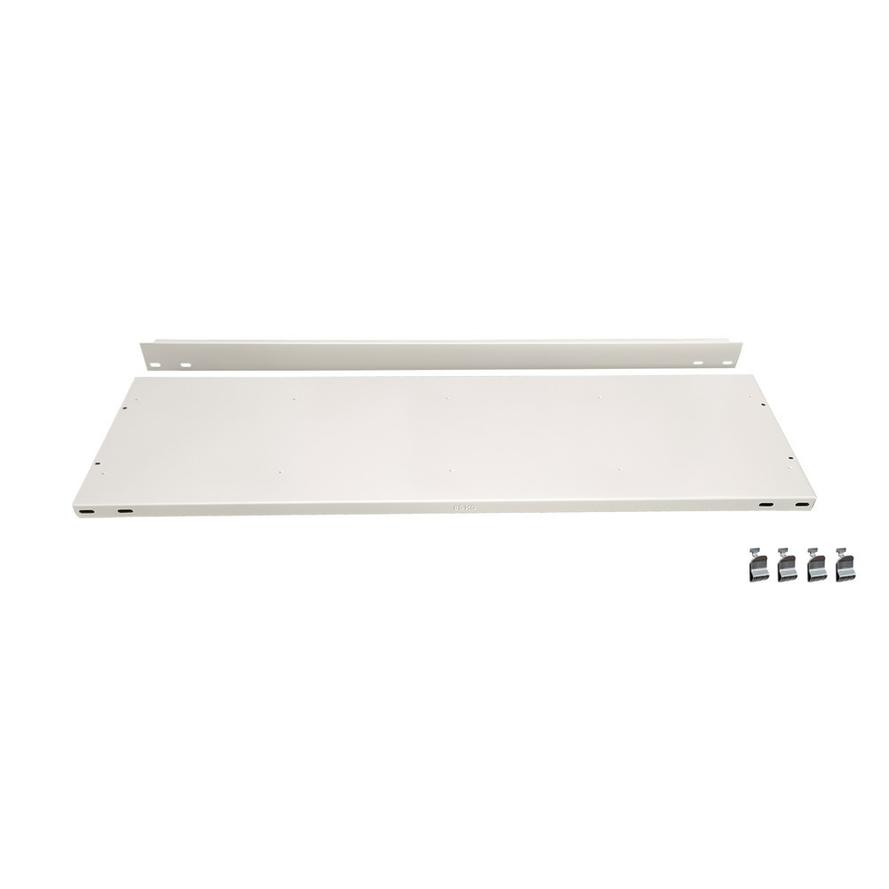 Produktabbildung Nr. 1: Tablette supplémentaire pour étagère à dossiers SCHULTE en noir, avec butées finales, l x P 1 000 x 300 mm