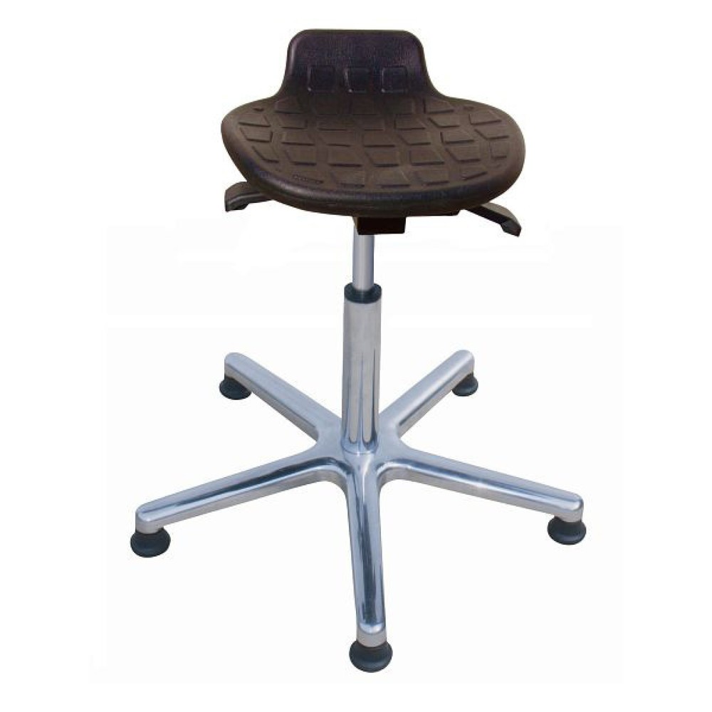 Produktabbildung Nr. 1: Tabouret HEMMDAL Confort, assise en PU, hauteur d’assise 570-820 mm, base aluminium, patins
