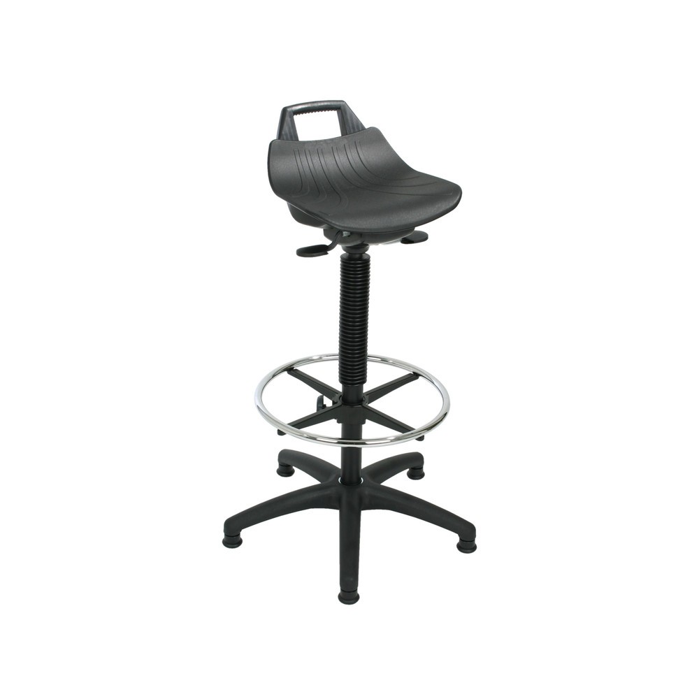 Produktabbildung Nr. 1: Tabouret HEMMDAL Premium, assise en PP, hauteur d'assise 630-890 mm, patins, anneau repose-pied