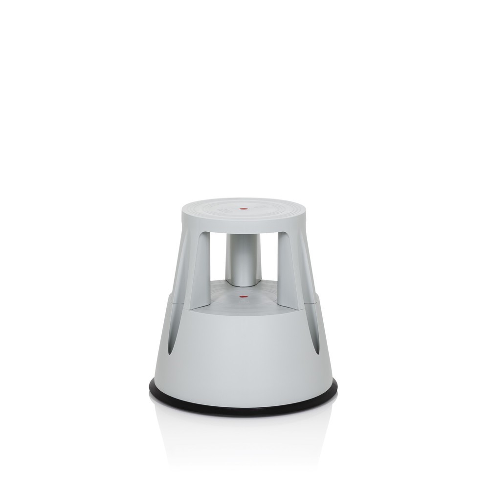 Produktabbildung Nr. 4: Tabouret marchepied / tabouret à roulettes hjh OFFICE TIO-M I plastique, gris clair