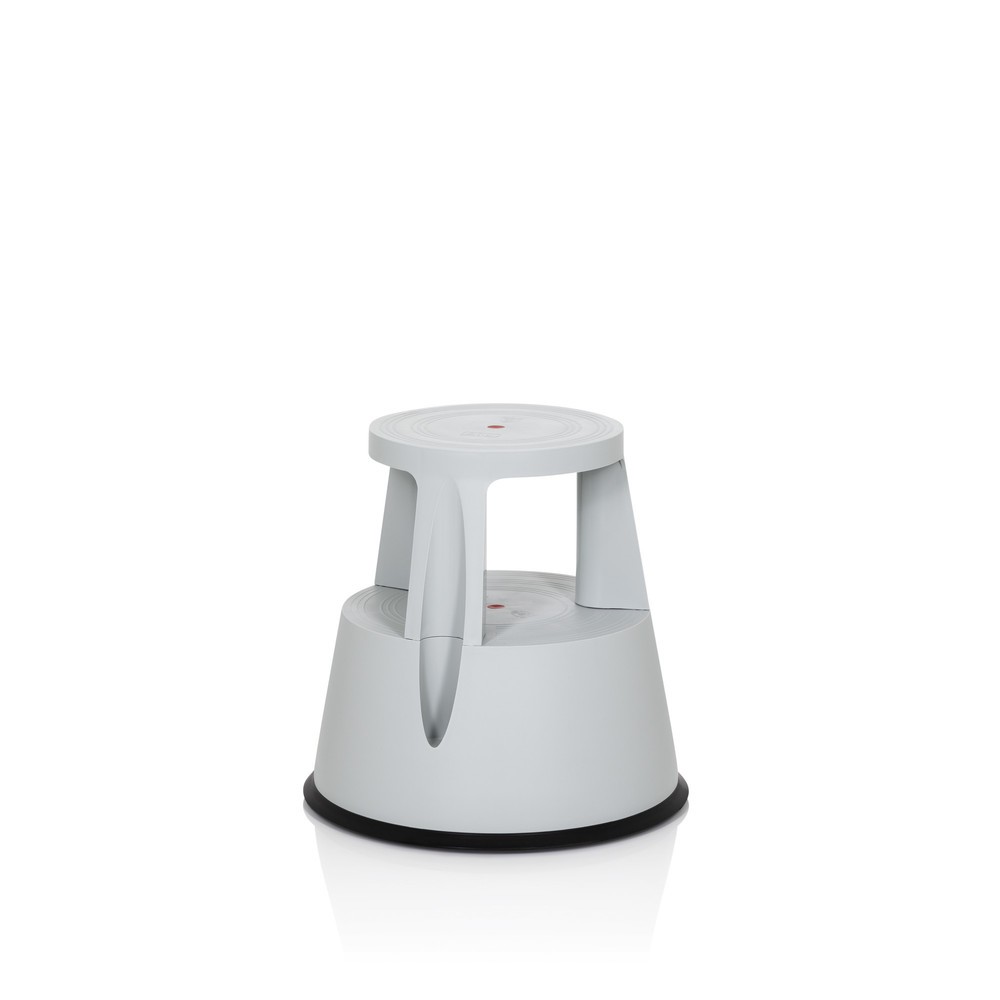 Produktabbildung Nr. 5: Tabouret marchepied / tabouret à roulettes hjh OFFICE TIO-M I plastique, gris clair