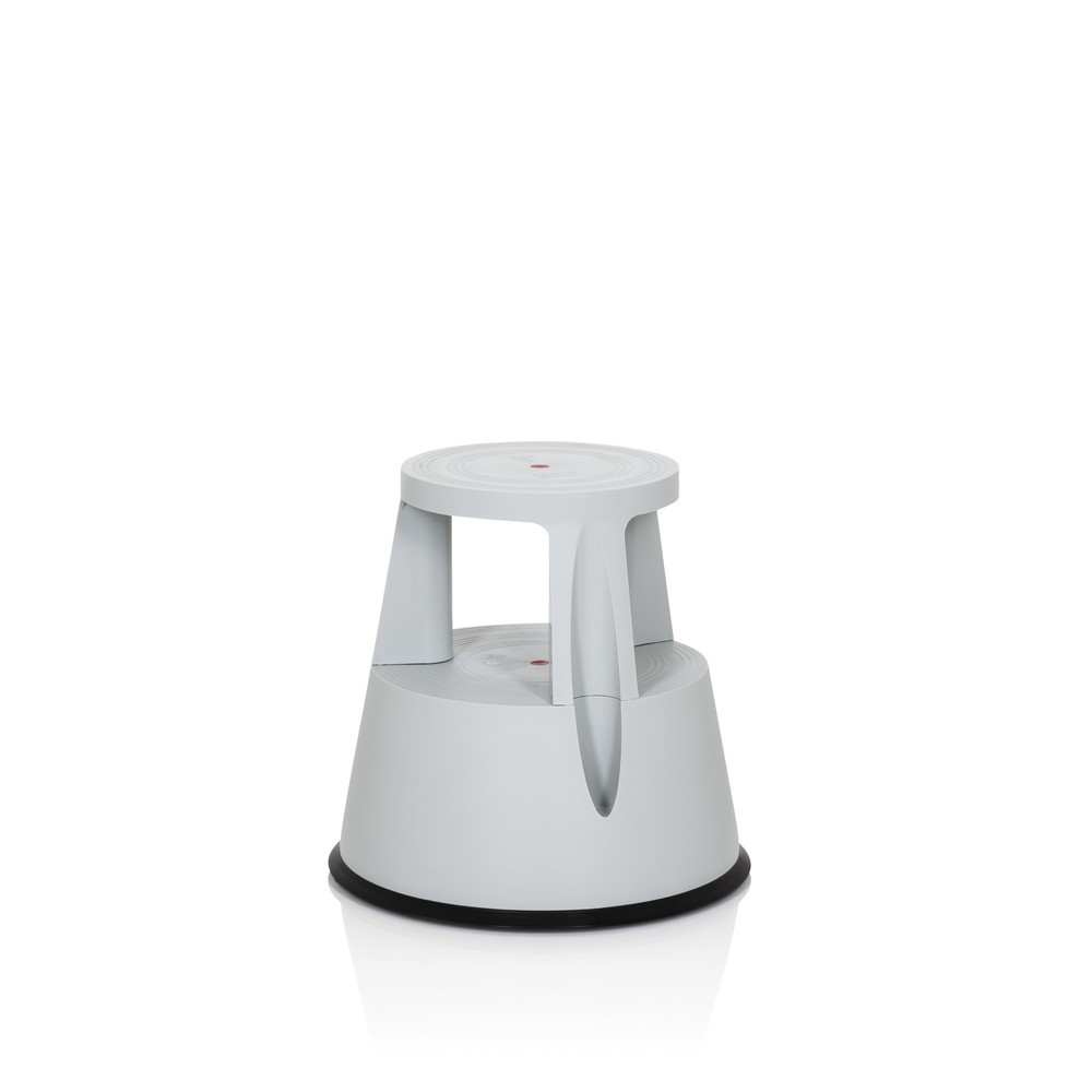 Produktabbildung Nr. 6: Tabouret marchepied / tabouret à roulettes hjh OFFICE TIO-M I plastique, gris clair