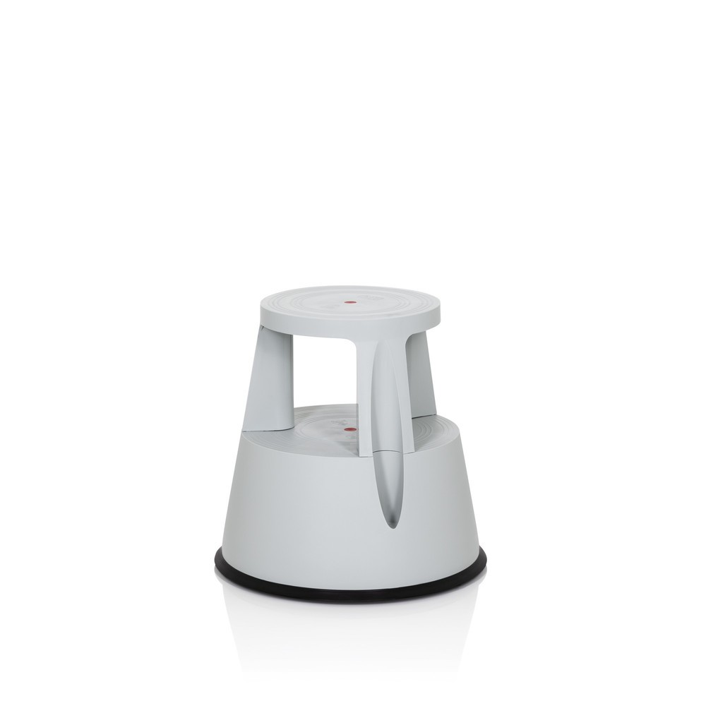 Produktabbildung Nr. 9: Tabouret marchepied / tabouret à roulettes hjh OFFICE TIO-M I plastique, gris clair