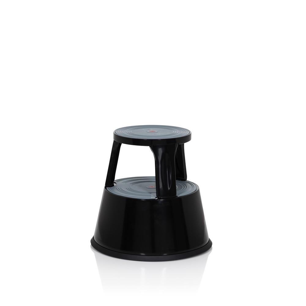 Produktabbildung Nr. 6: Tabouret marchepied / tabouret à roulettes hjh OFFICE TIO-M II métal, plastique, noir