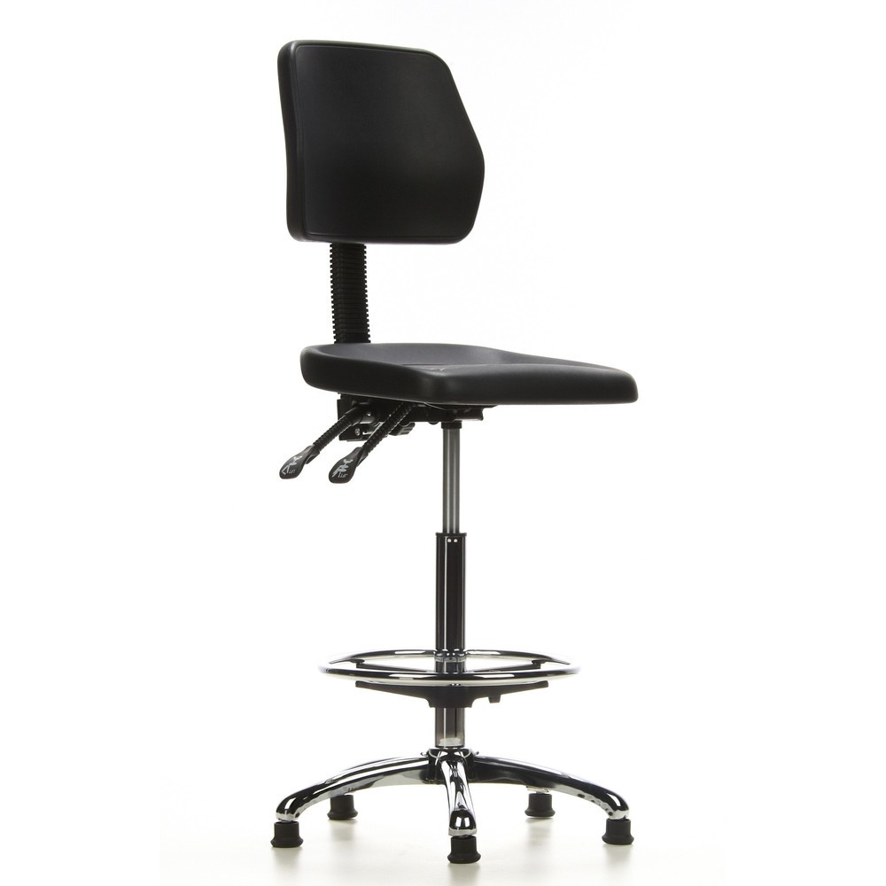 Produktabbildung Nr. 2: Tabouret / tabouret pivotant hjh OFFICE TOP WORK 11 mousse rigide, noir