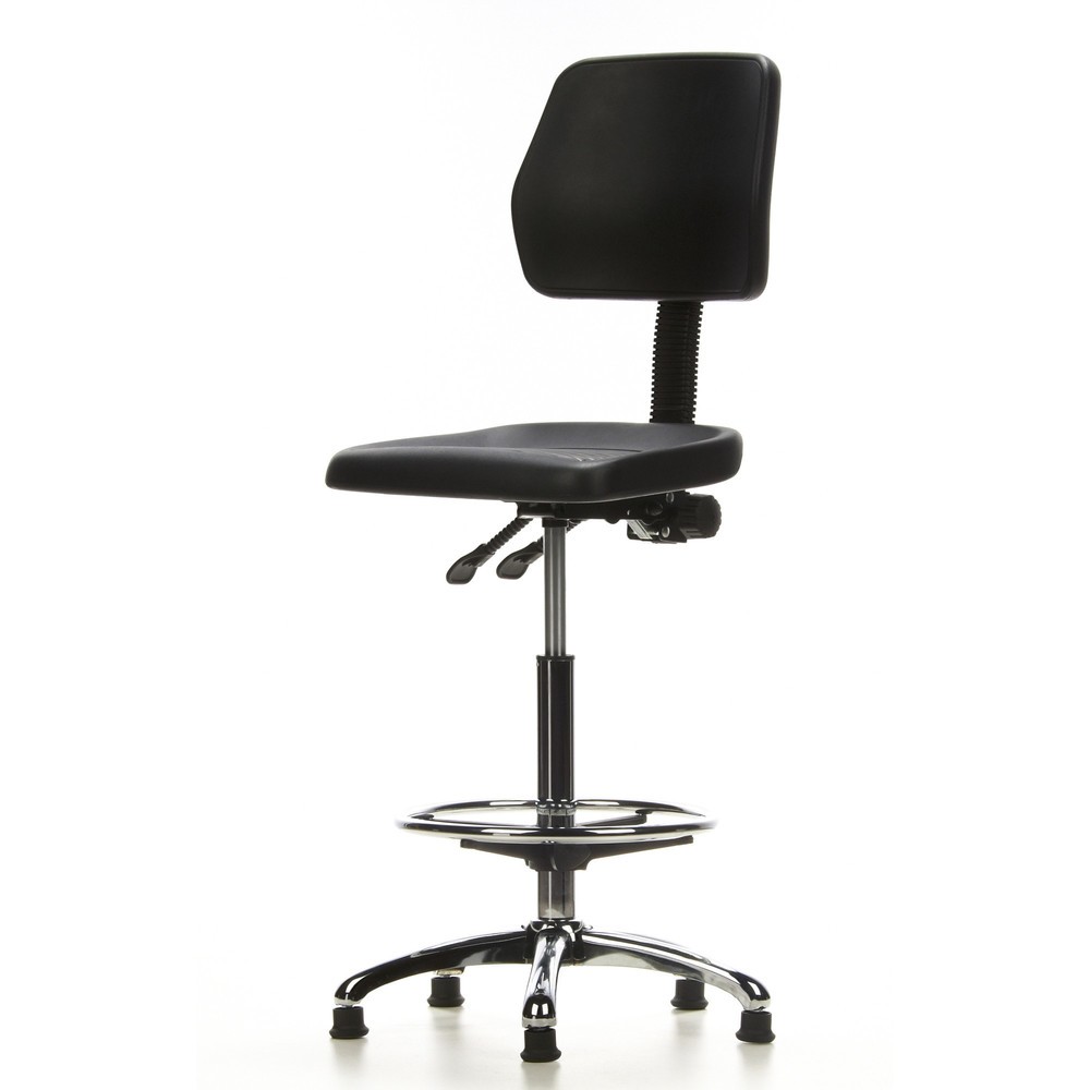 Produktabbildung Nr. 9: Tabouret / tabouret pivotant hjh OFFICE TOP WORK 11 mousse rigide, noir