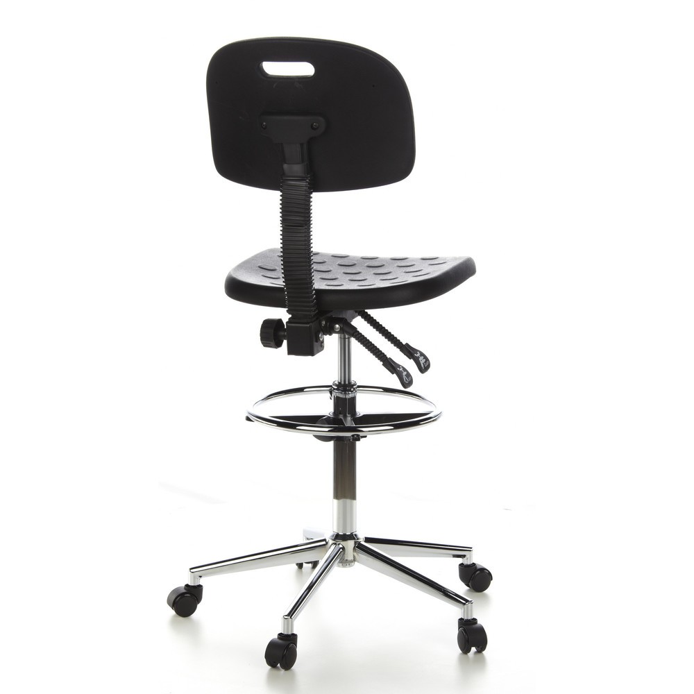 Produktabbildung Nr. 5: Tabouret / tabouret pivotant hjh OFFICE TOP WORK 23 similicuir, noir