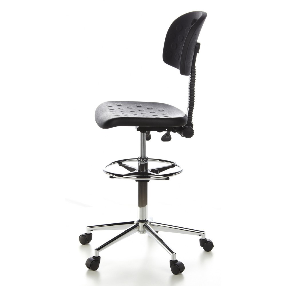 Produktabbildung Nr. 8: Tabouret / tabouret pivotant hjh OFFICE TOP WORK 23 similicuir, noir