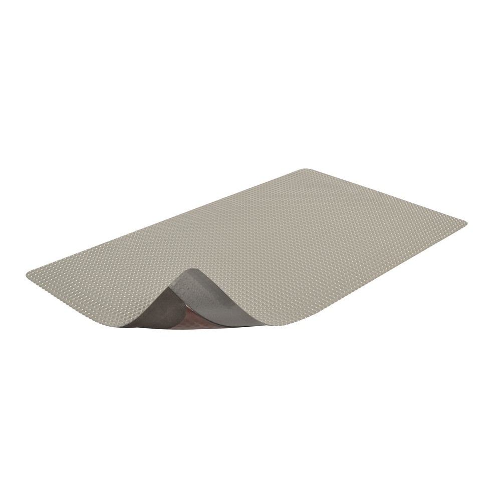 Produktabbildung Nr. 5: Tapis anti-fatigue en PVC, face arrière en vinyle microcellulaire, l x P 600 x 910 mm, gris