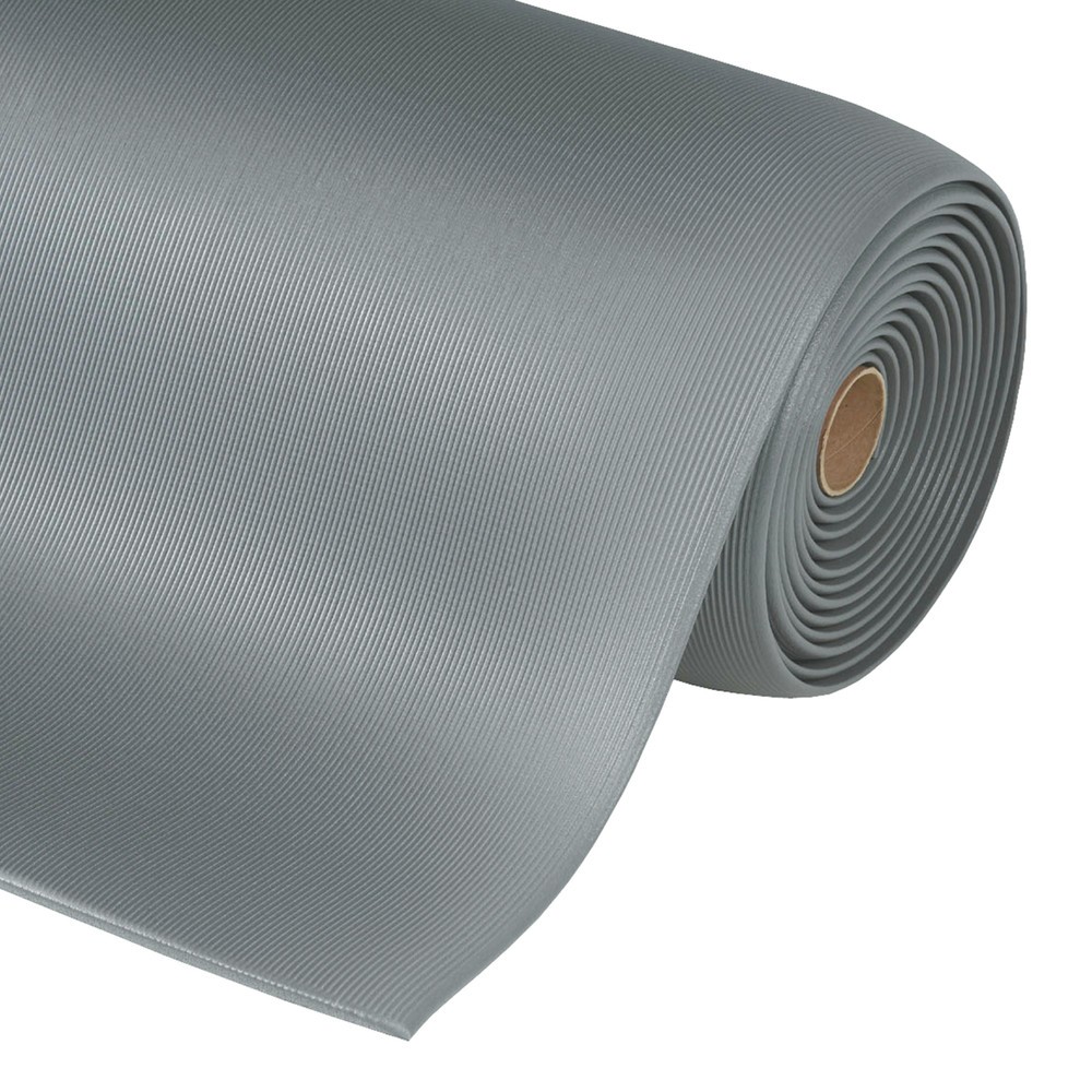 Illustration du produit: Tapis anti-fatigue, PVC/mousse de vinyle, strié, mct x 600 mm, gris