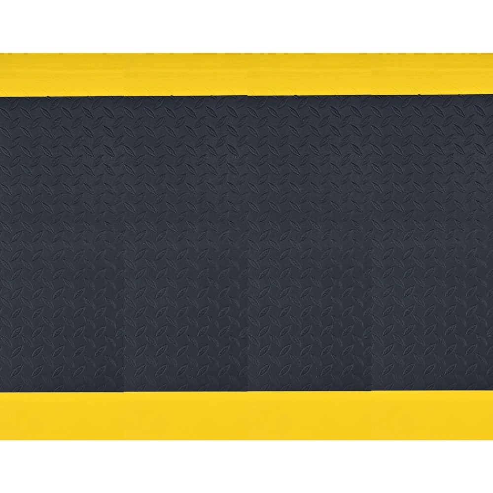 Produktabbildung Nr. 4: Steinbock® Anti-Ermüdungsmatte ErgoSoft, Rautenmuster, 2-lagig, BxL 600 x 1.000 mm, schwarz/gelb