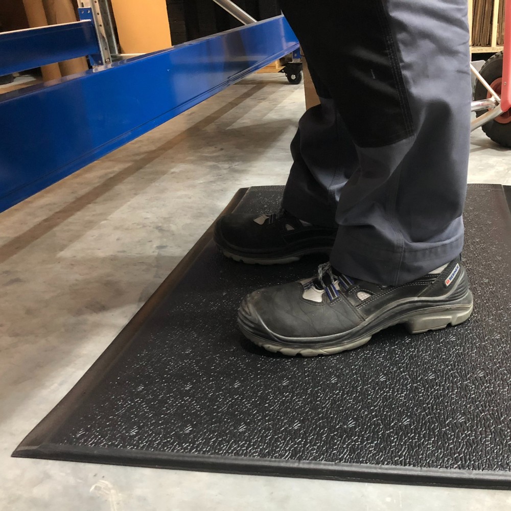 Produktabbildung Nr. 4: Steinbock® Anti-Ermüdungsmatte ErgoSoft, texturiert, 2-lagig, BxL 600 x 1.000 mm, schwarz