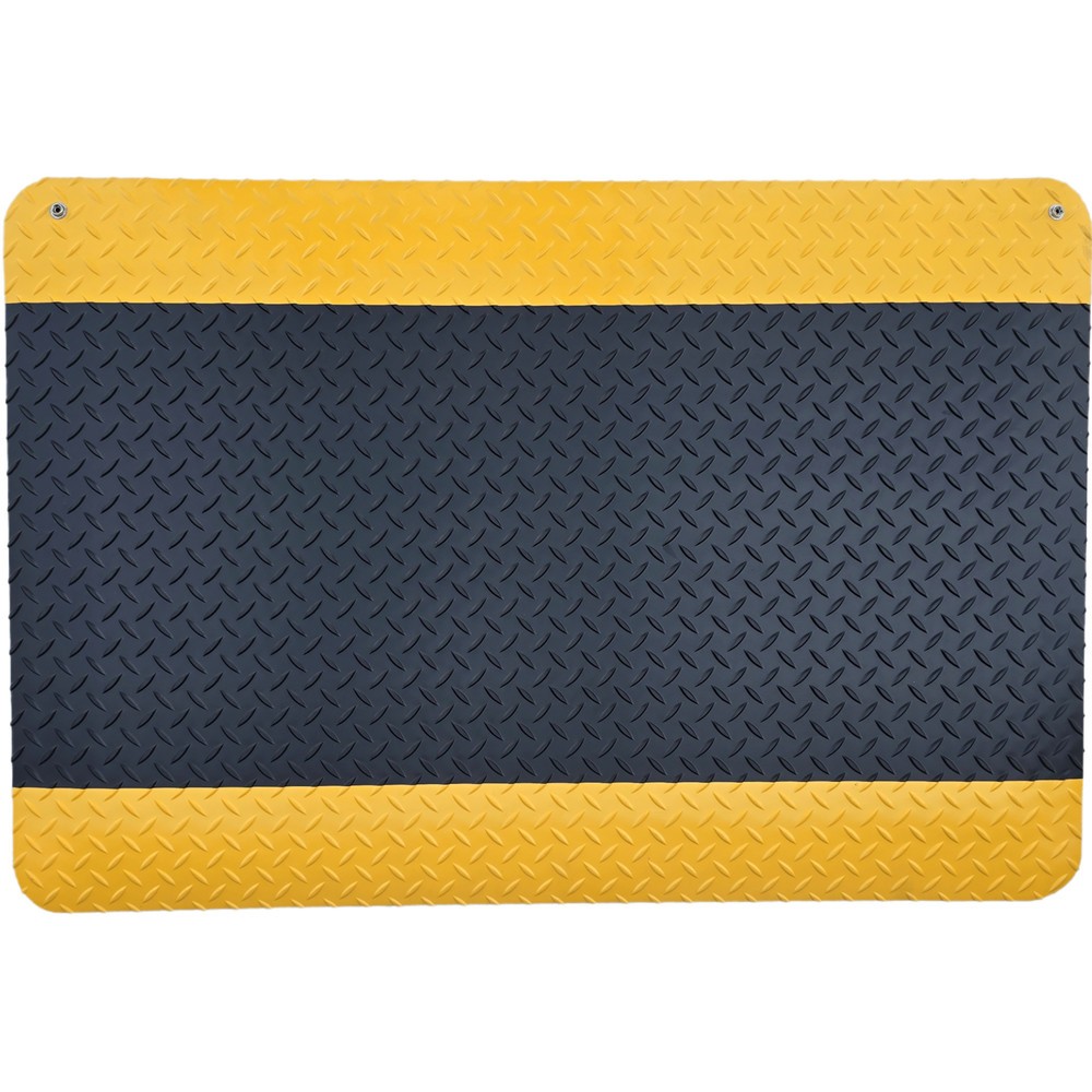 Produktabbildung Nr. 2: Tapis anti-fatigue ESD ErgoSoft Strong Steinbock®, sculptures en losange, double épaisseur, l x L 600 x 1 000 mm, noir/jaune