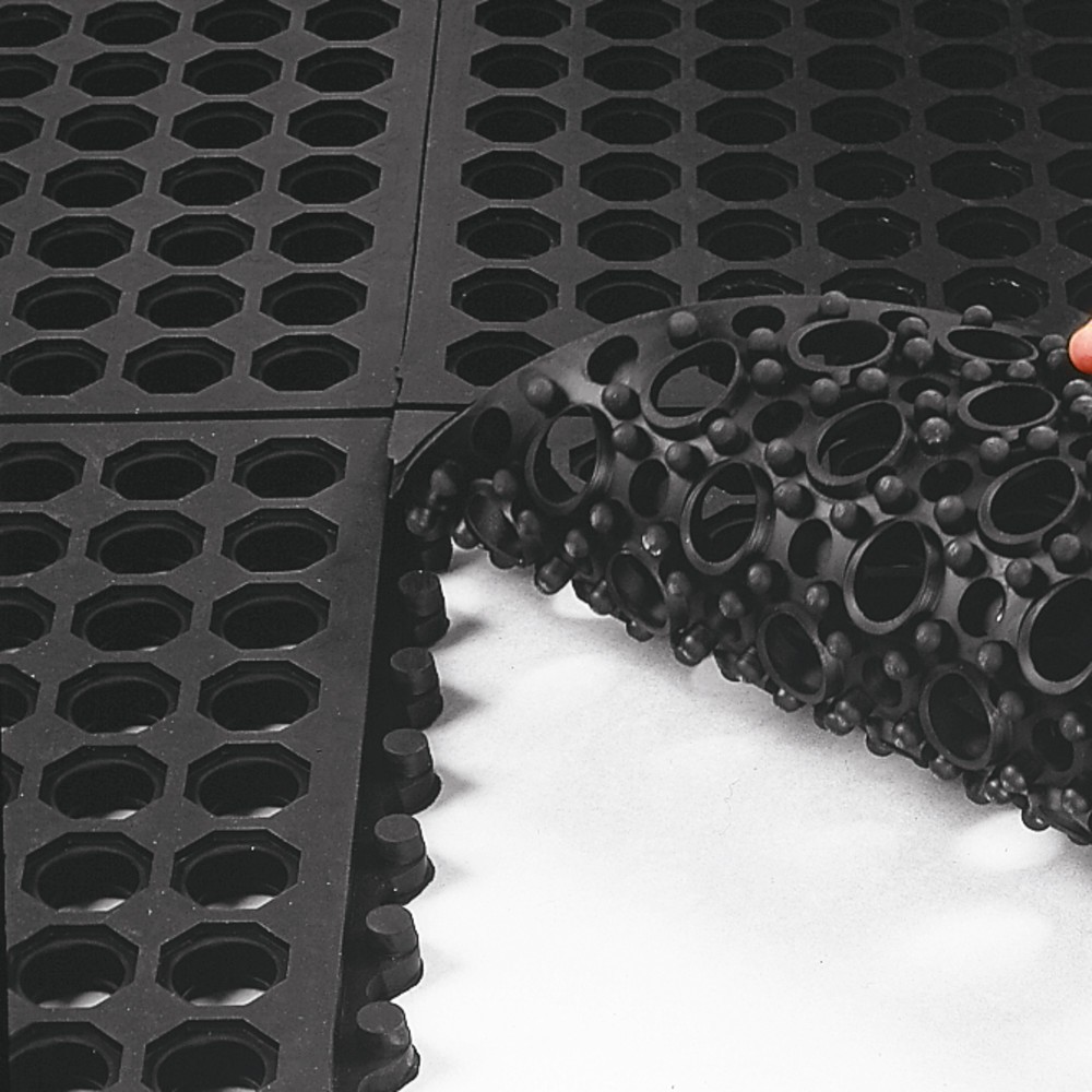 Produktabbildung Nr. 4: Tapis anti-fatigue Yoga Octa Basic, structure en nid d’abeille, lxP 900 x 900 mm