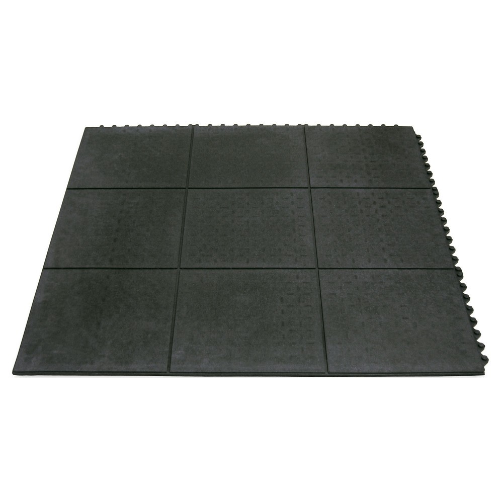 Illustration du produit: Tapis anti-fatigue Yoga Solid Basic, structure en nid d’abeille, lxP 900 x 900 mm