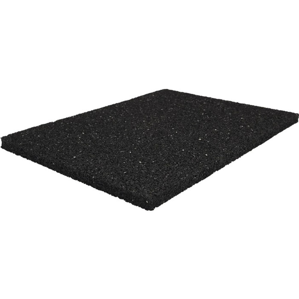 Illustration du produit: Tapis de protection des constructions, noir, caoutchouc granulé, largeur 1,25 m longueur 10 m épaisseur 6 mm, sans insert en tissu