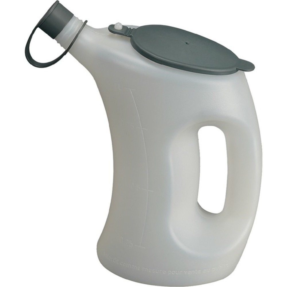Illustration du produit: Gobelet gradué 1 l avec couv.et capuchon prot./sortie flex HDPE PRESSOL
