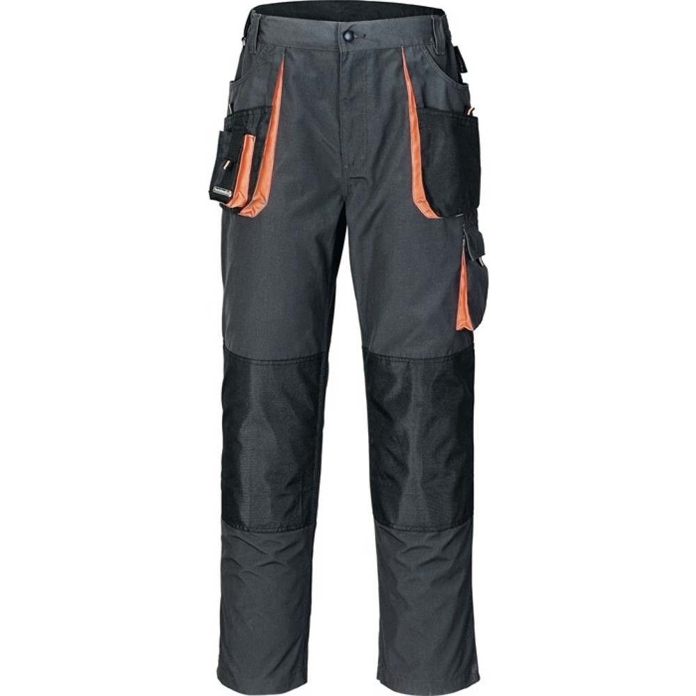 Produktabbildung: TERRATREND Herrenhose, dunkelgrau/schwarz/orange, Grösse 48