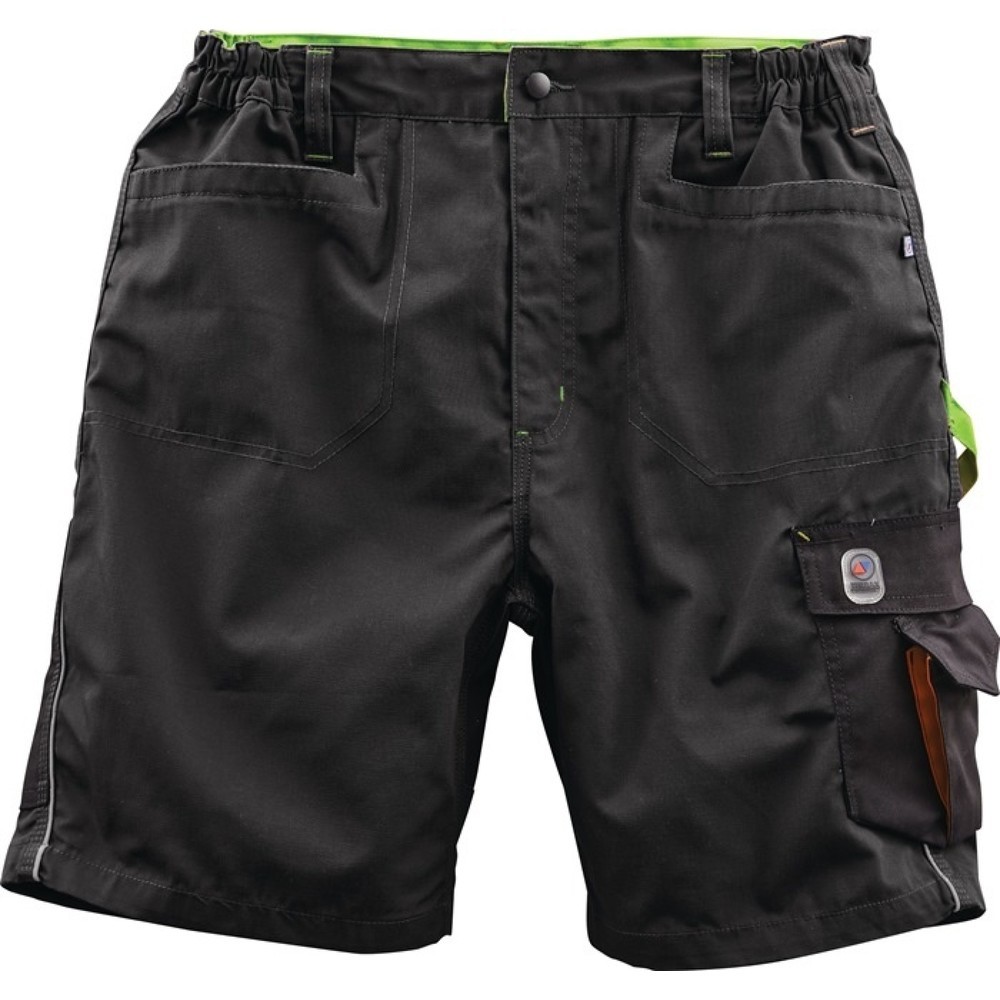 Produktabbildung: TERRAX Herren Shorts, schwarz/limette, Grösse 52