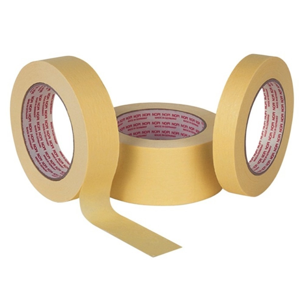 Produktabbildung: TESA Allzweckkrepp NOPI® 4349 leicht gekreppt hellbeige L.50m B.19mm Rl