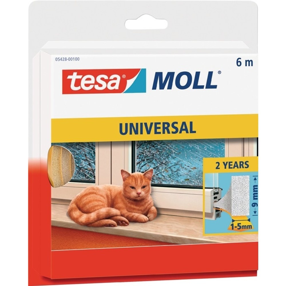 Illustration du produit: tesa® Fenster-/Türmoll tesa® moll® 5428, B9mmxH6mmxL6m