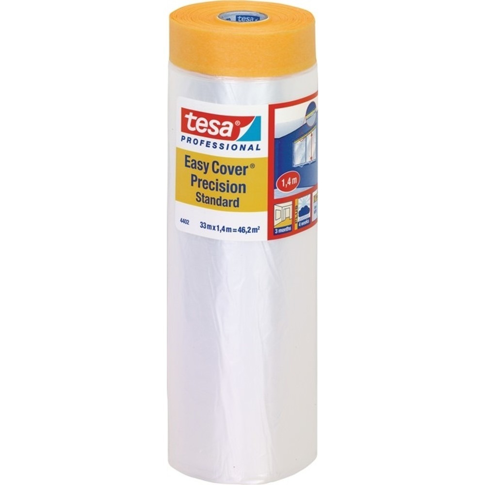 Produktabbildung: tesa® Folienband Easy Cover® 4402 Präzision Standard, Länge 33 m Breite 1400 mm, Rolle
