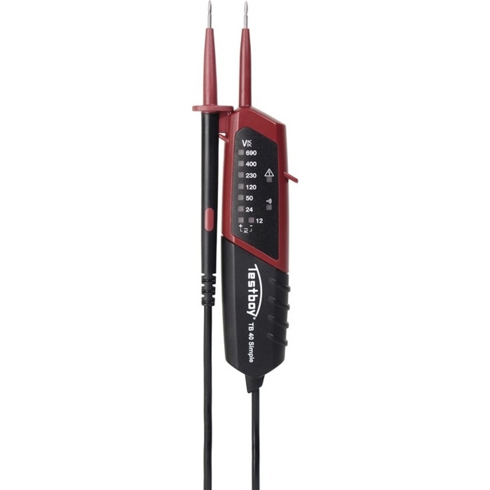Illustration du produit: TESTBOY Spannungs-/Durchgangsprüfer 40 Simple, 12-690 V AC/DC, CAT IV 300 V / CAT III 600 V