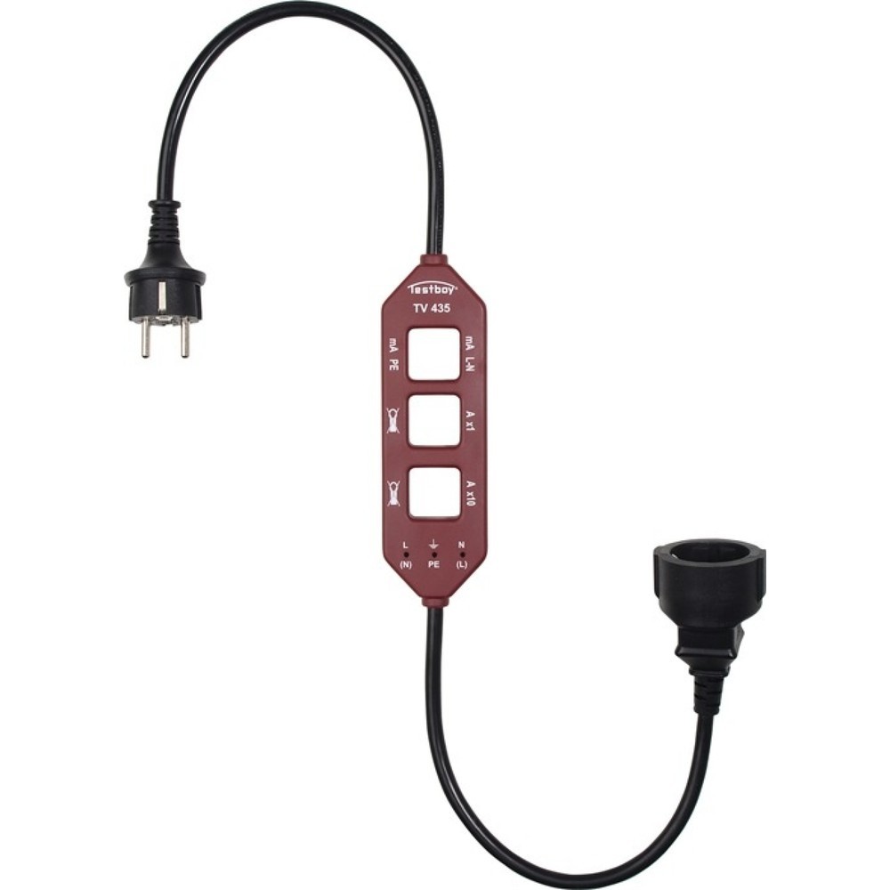 Illustration du produit: TESTBOY Strommessadapter TV 435, Laststrom-/Differenz-/Leckstrommessung