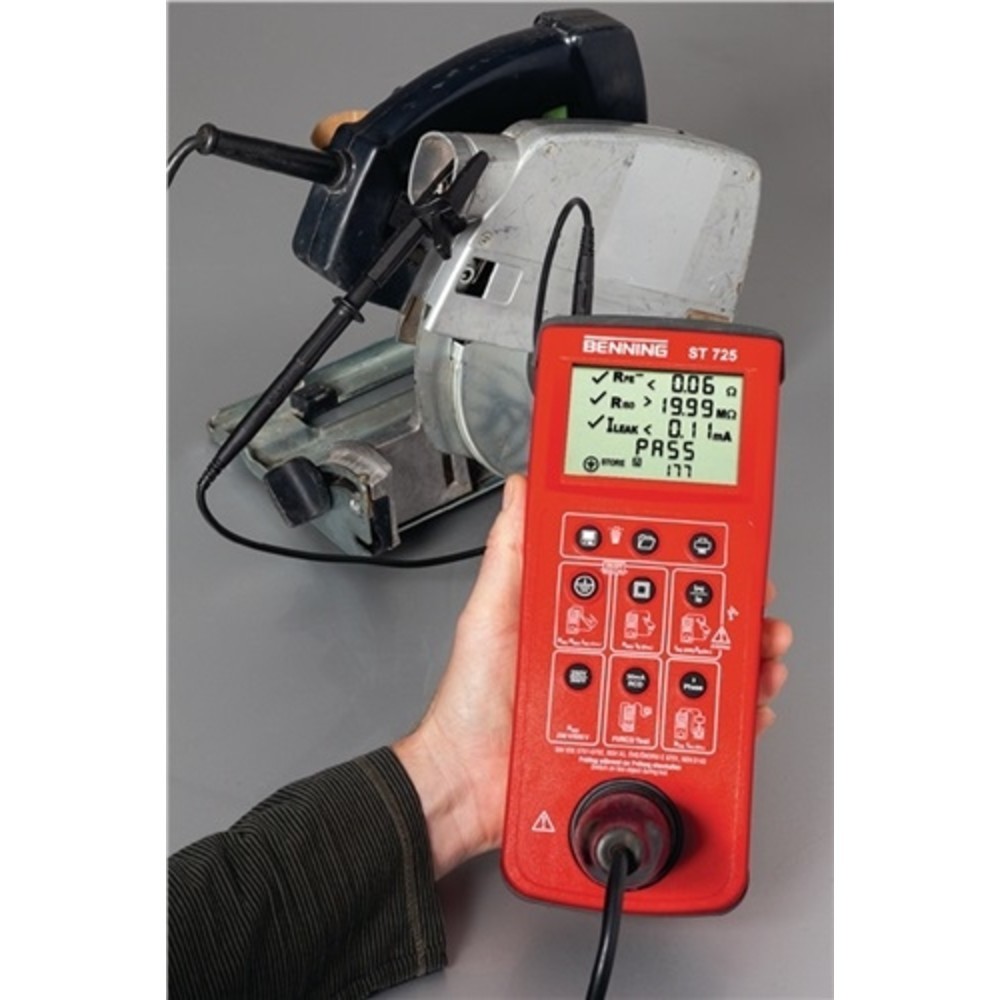 Produktabbildung Nr. 2: Testeur d'appareils fonctionnement sur batterie/réseau L 270 x l 115 x H 55 mm BENNING
