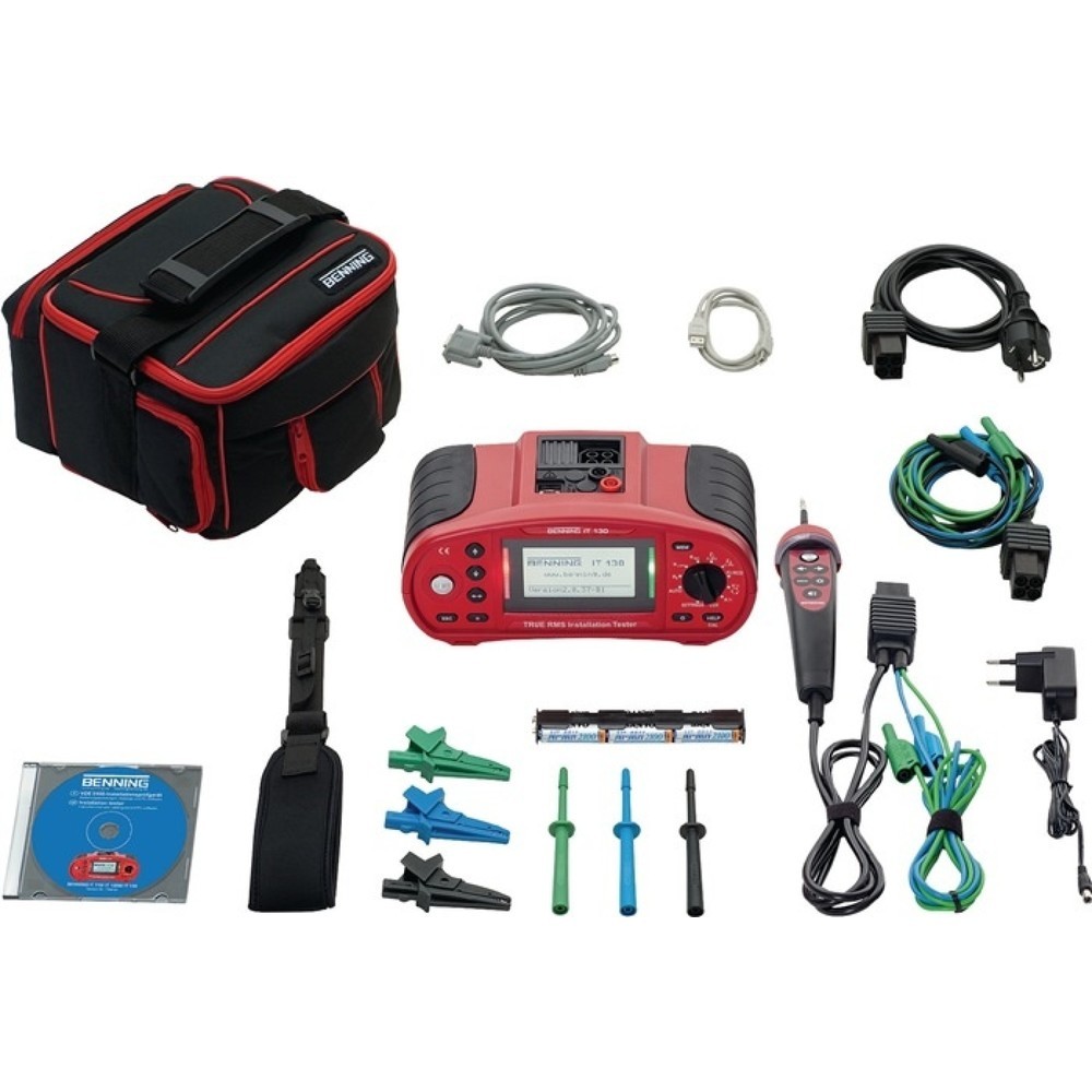 Illustration du produit: Testeur d'installation BENNING IT 130 pour essais d'installations électriques