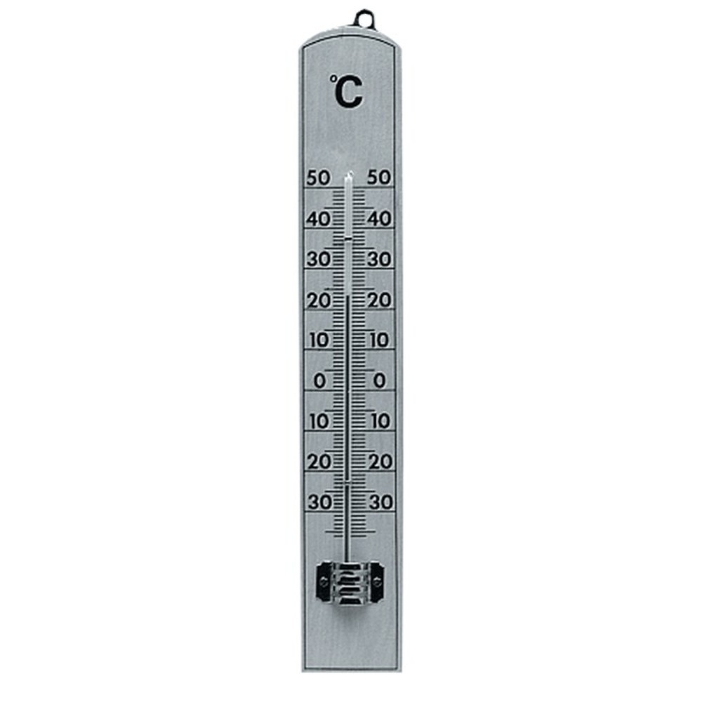 Illustration du produit: TFA Zimmerthermometer, H206xB35xT15mm, Messbereich -30 bis 50 °C, Buche