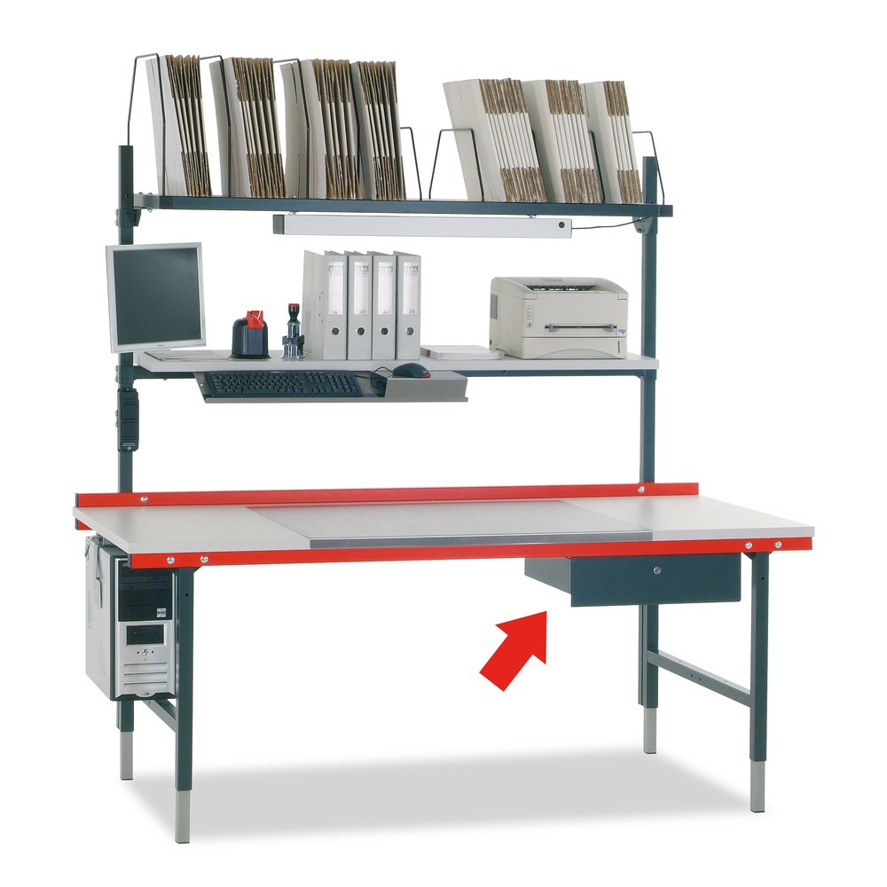 Produktabbildung Nr. 5: Tiroir en acier pour système de table d’emballage, HxlxP 150 x 520 x 500 mm