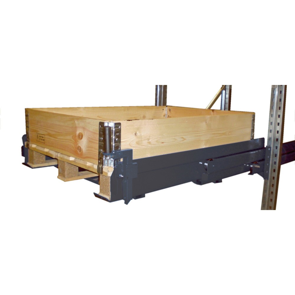Illustration du produit: Tiroirs à accrocher pour montants de rayonnage à palettes, capacité de charge 800 kg, extension 1 200 mm