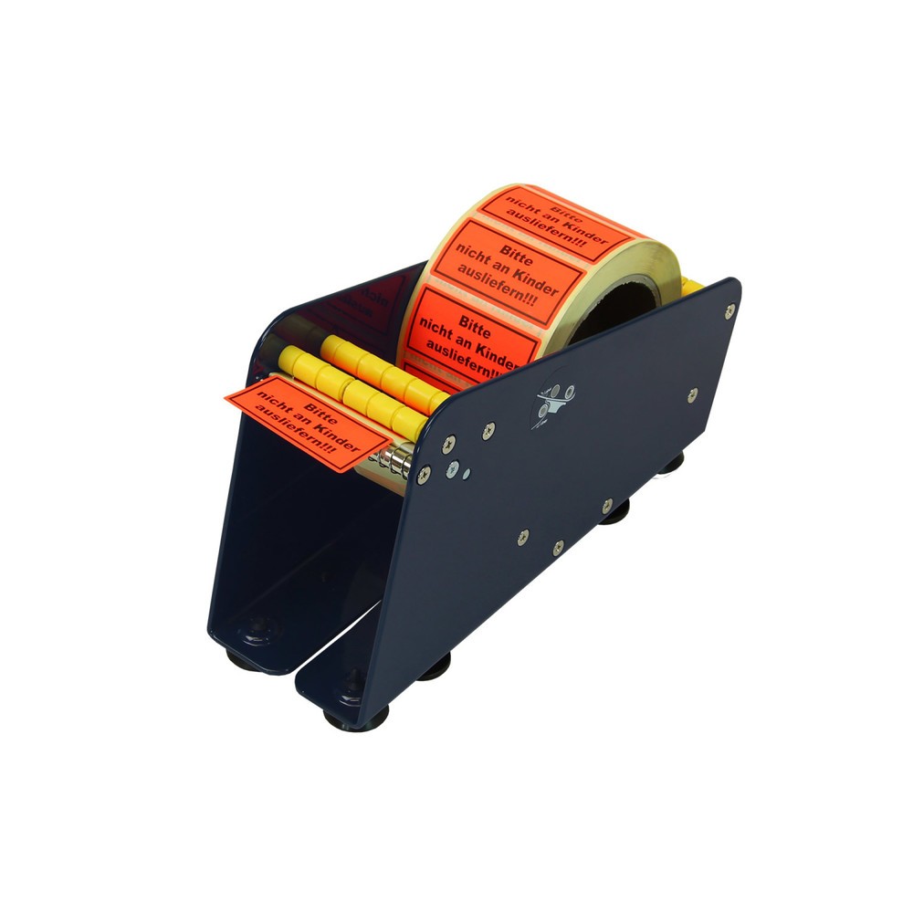 Produktabbildung: Tisch-Etikettenspender, Nutzbreite bis 75mm, max. Rollendurchmesser 170mm,