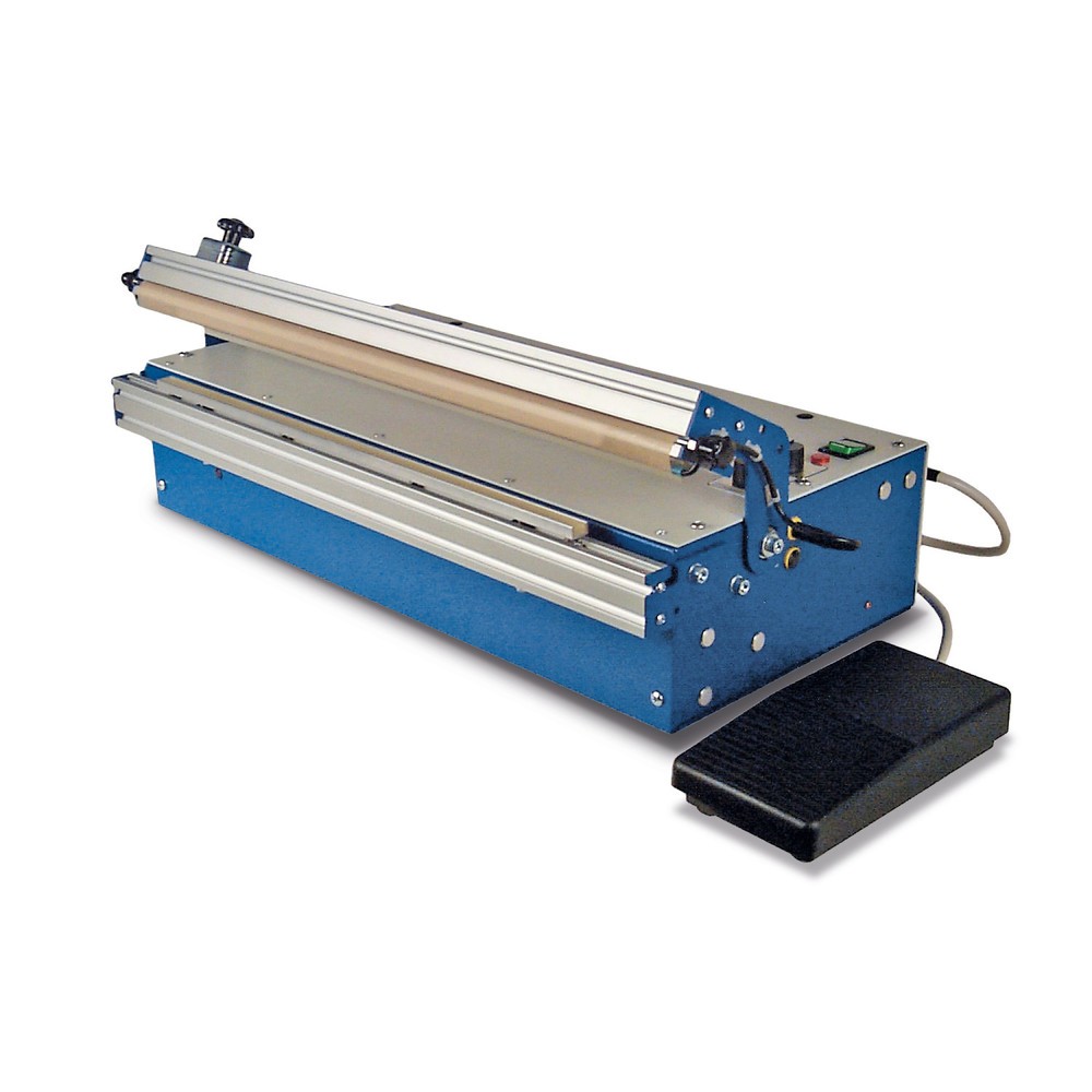 Produktabbildung: Tisch-Folienschweissgerät TM-400 mit Heizbandvorrichtung und Hubmagnet, Schweissnahtlänge 420 mm