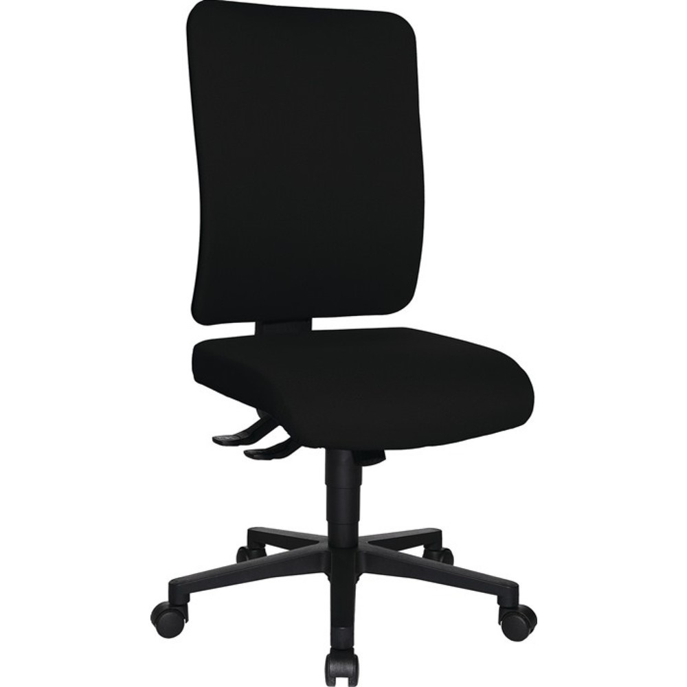 Produktabbildung: Topstar® Bürodrehstuhl, schwarz 450-550 mm, mit Synchrontechnik, ohne Armlehnen Tragfähigkeit 110 kg