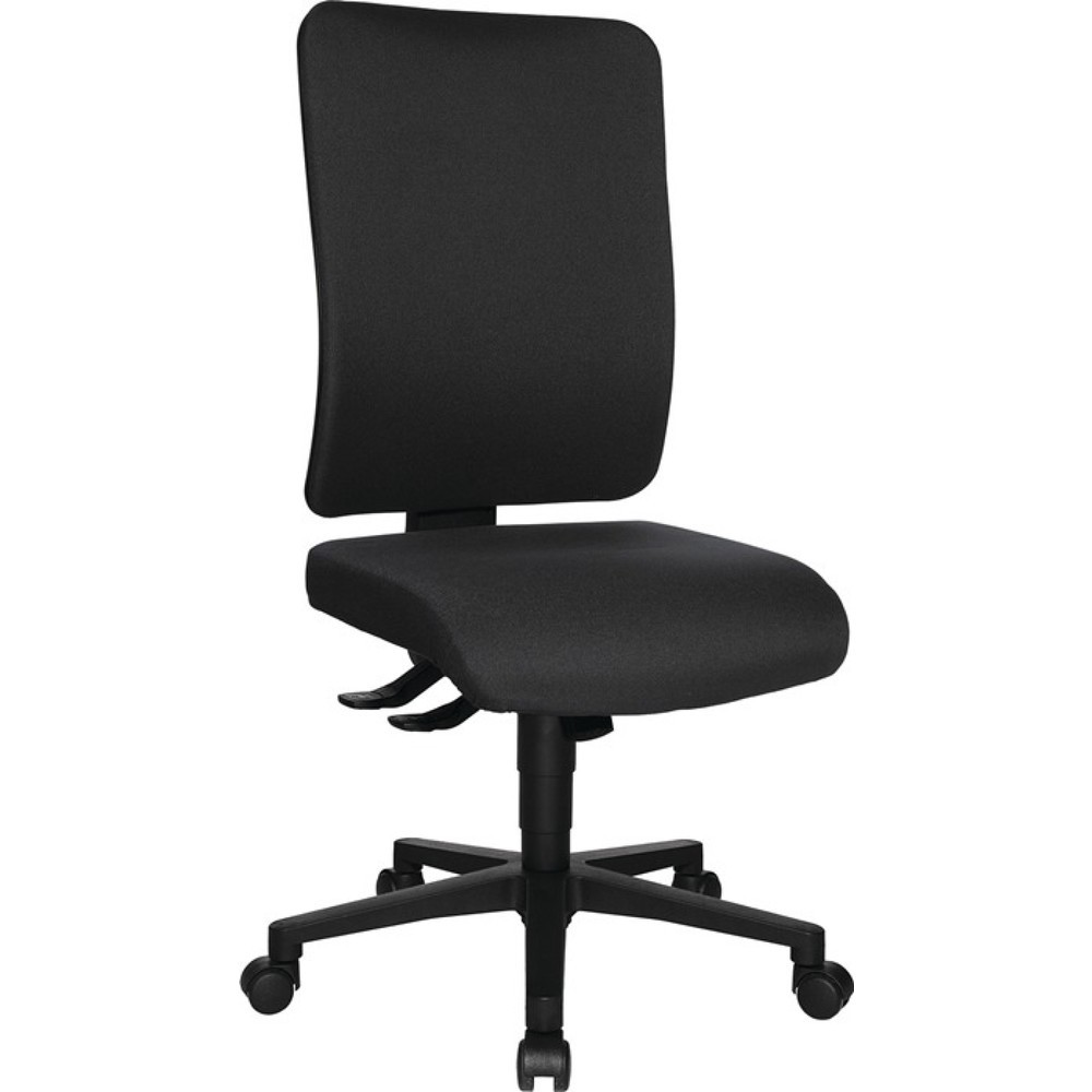 Produktabbildung: Topstar® Bürodrehstuhl, anthrazit 450-550 mm, mit Synchrontechnik, ohne Armlehnen Tragfähigkeit 110 kg