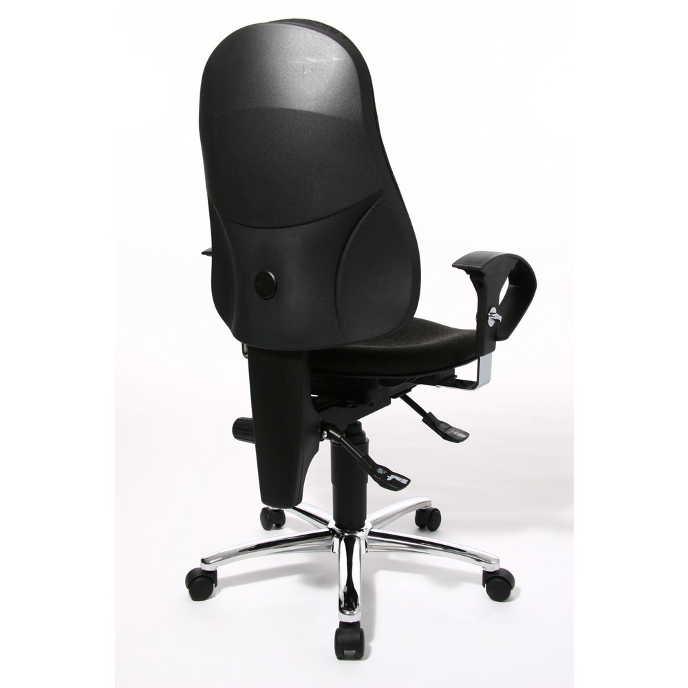 Produktabbildung Nr. 4: Topstar® Bürodrehstuhl Ortho 10, höhenverstellbare Armlehnen, anthrazit