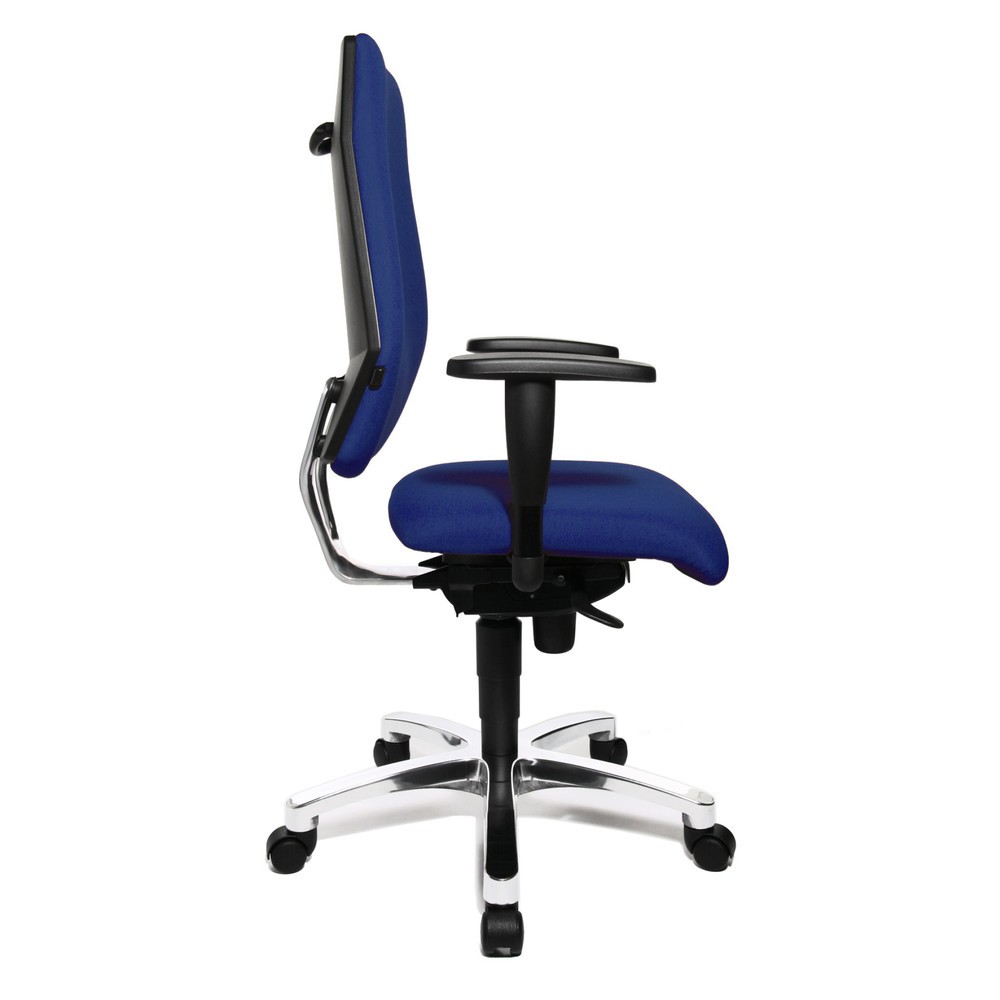 Produktabbildung Nr. 2: Topstar® Bürodrehstuhl Ortho 30, höhen- u. breitenverstellbare Armlehnen, royalblau